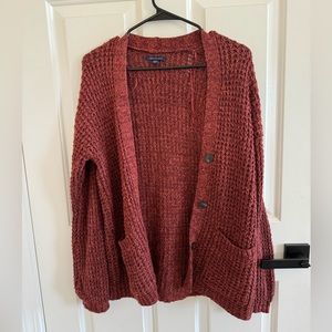 American Eagle Cable Knit Cardigan